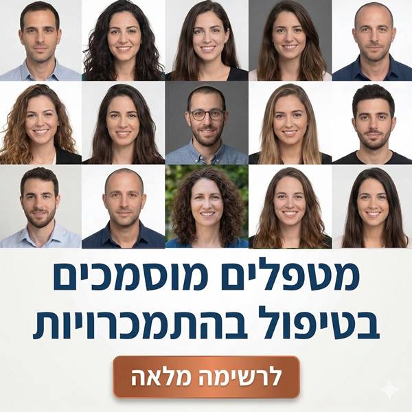 תמונות של אנשי מקצוע מוסמכים בטיפול בהתמכרויות