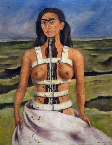  Frida Kahlo  The Broken Column